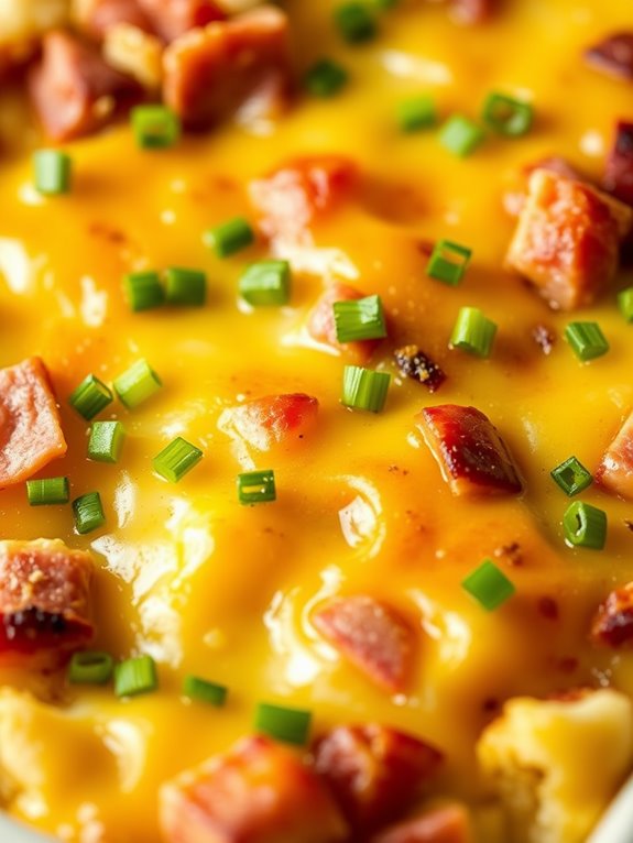 ham and swiss casserole