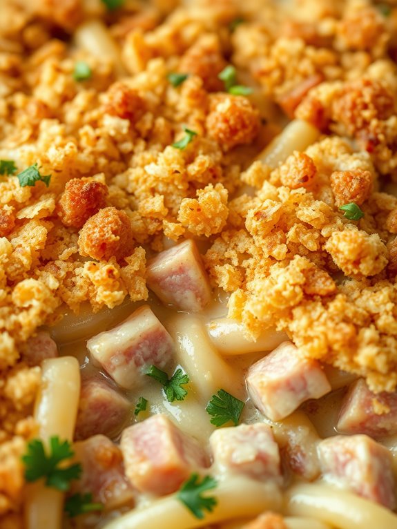ham and swiss casserole