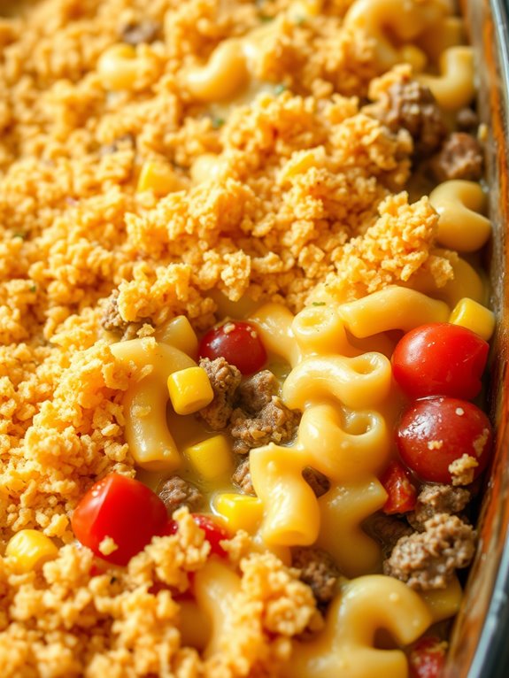 hamburger cheese casserole recipe
