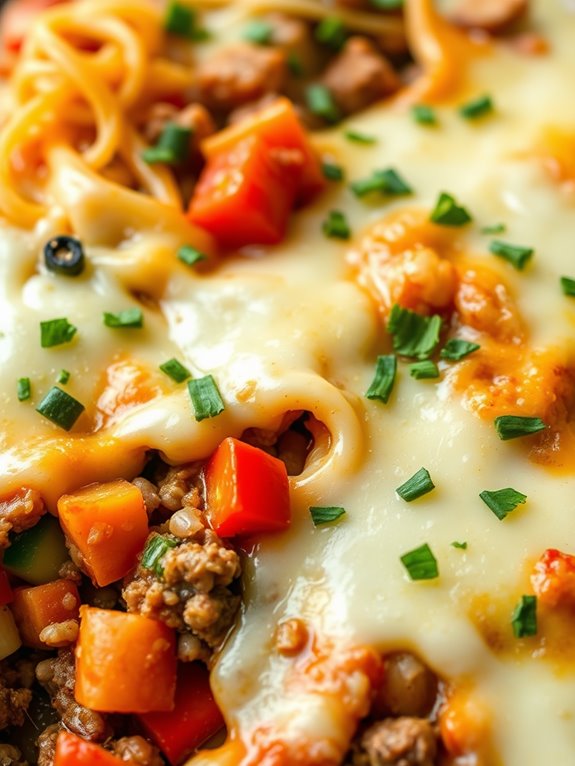 healthy beef veggie bake
