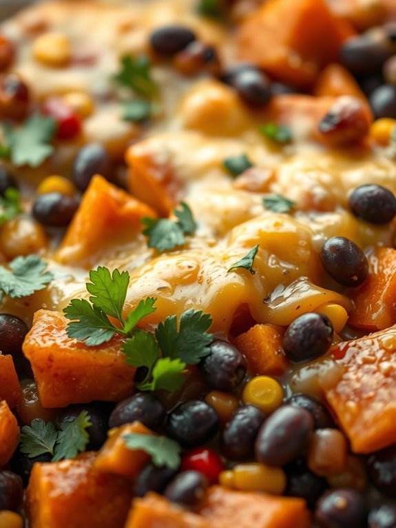 healthy casserole with beans