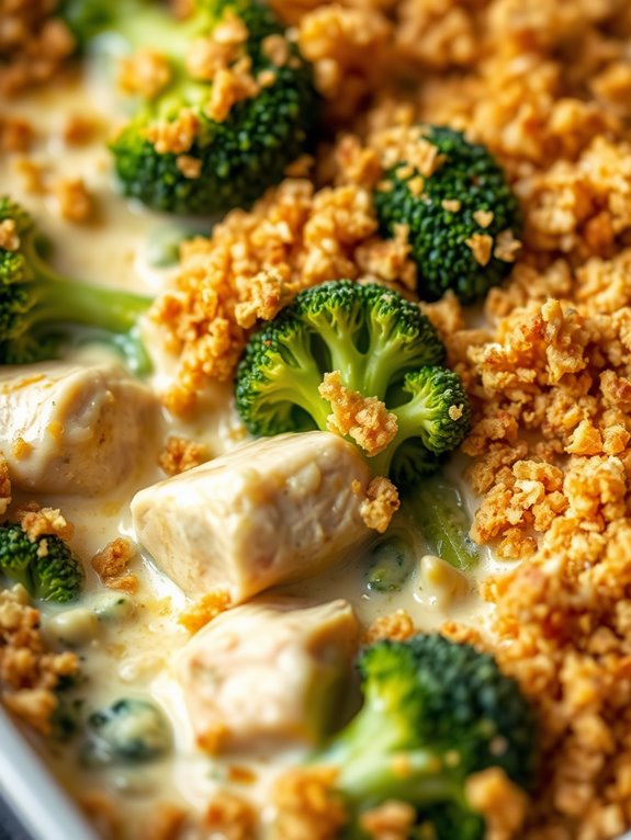 healthy chicken and broccoli casserole