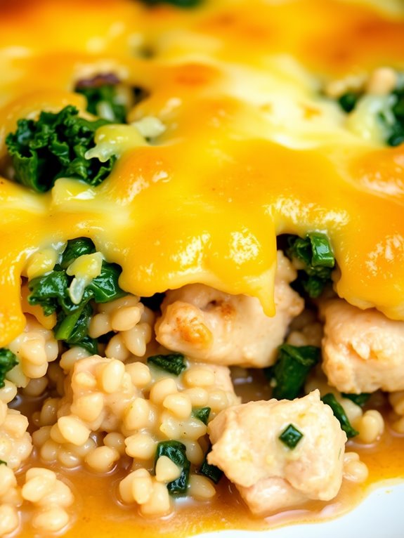 healthy chicken quinoa casserole