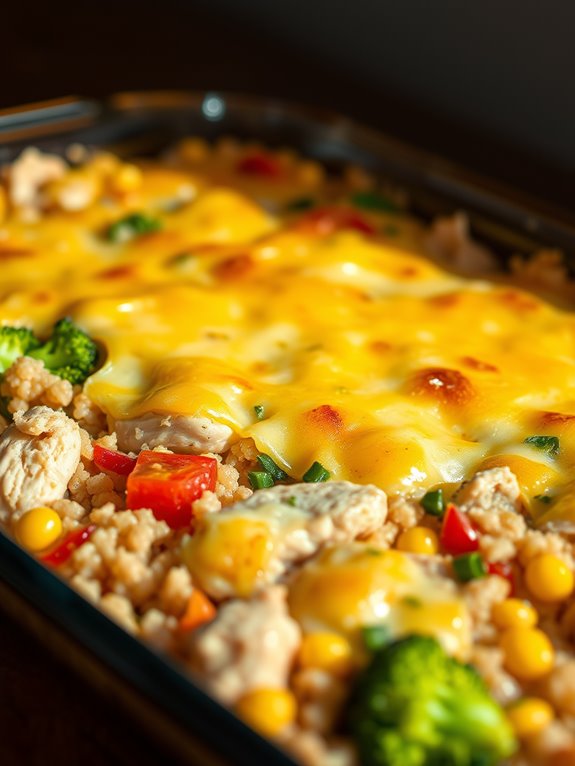 healthy chicken quinoa dish