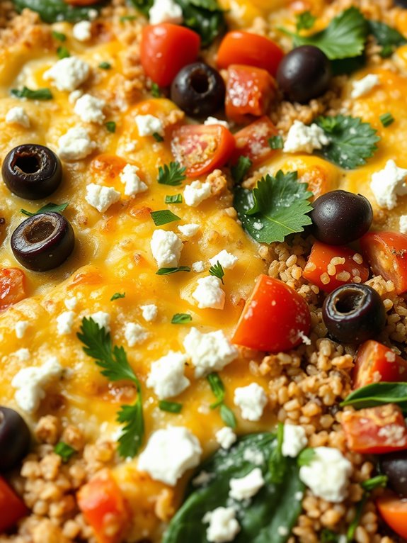 healthy mediterranean quinoa dish
