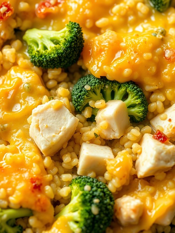 healthy quinoa chicken bake