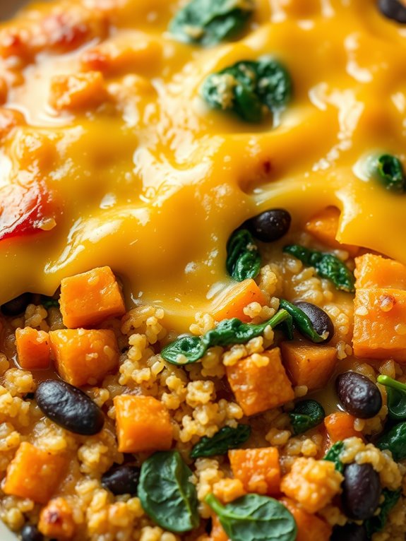 healthy quinoa sweet potato dish