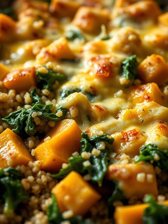 healthy quinoa vegetable bake