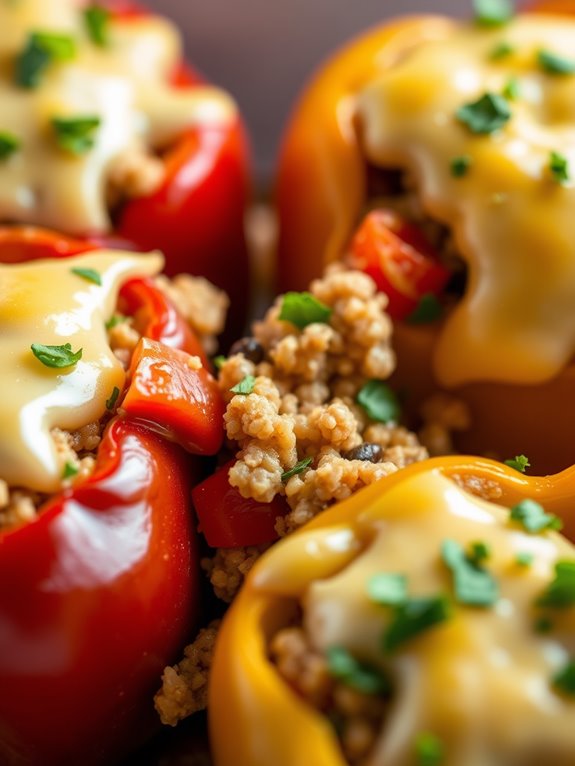 healthy stuffed bell peppers