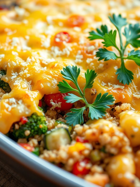 healthy vegetable quinoa dish