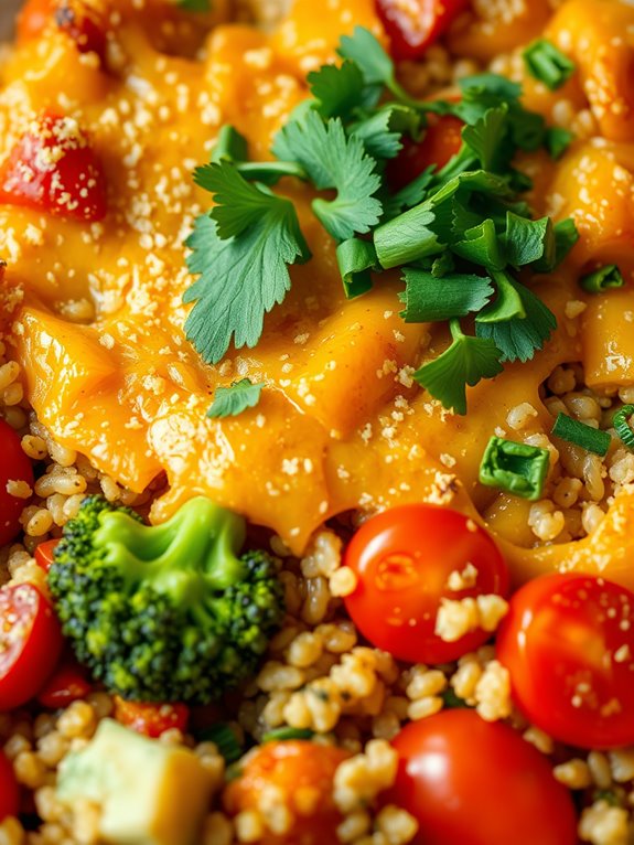 healthy vegetable quinoa dish