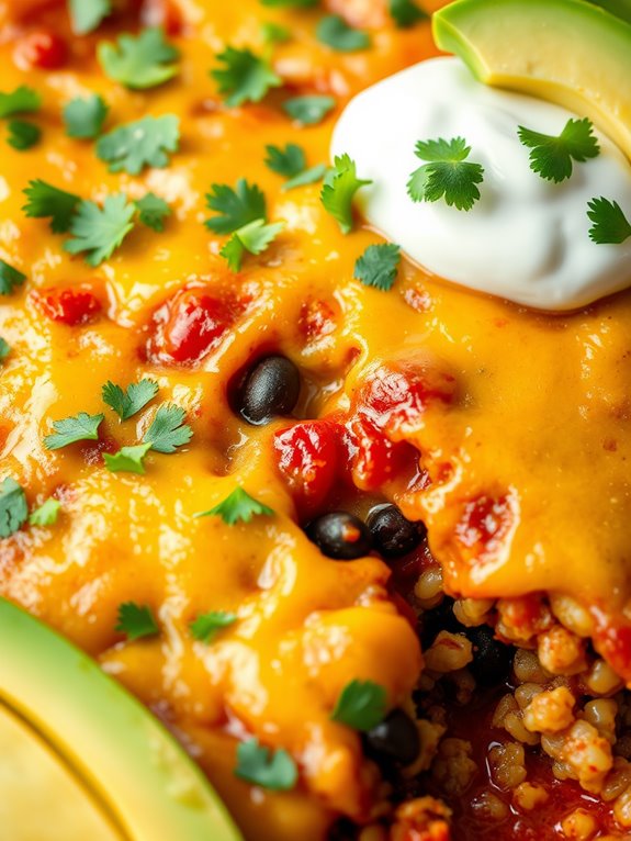 healthy vegetarian enchilada dish