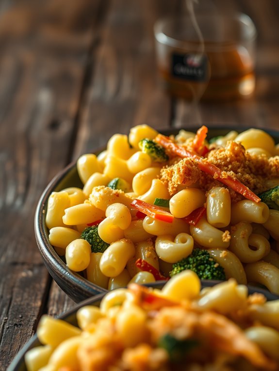 healthy veggie mac and cheese