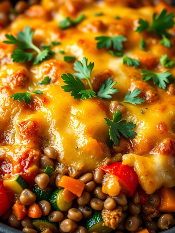 hearty lentil vegetable dish