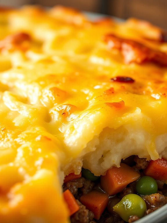 hearty meat and mashed