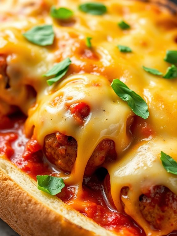 hearty meatball sub casserole