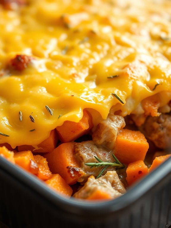 hearty pork sweet potato casserole