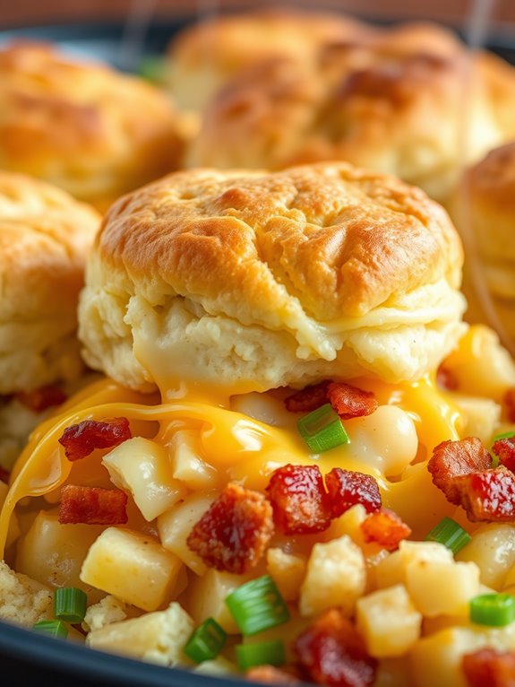 hearty potato biscuit bake