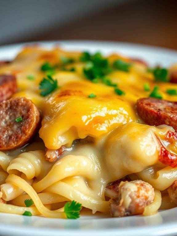 hearty sausage potato bake