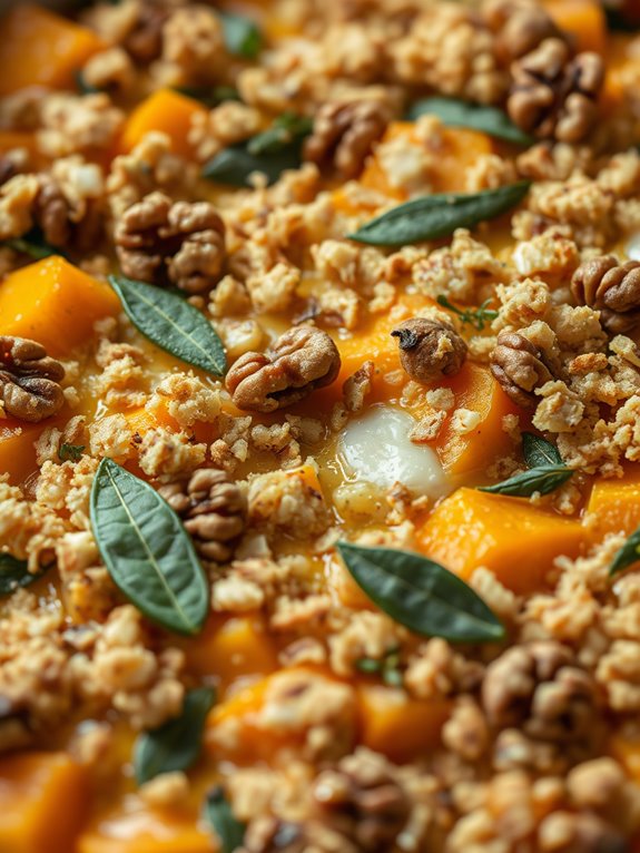 hearty squash and sage casserole