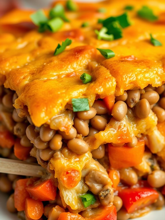 hearty vegetarian casserole dish