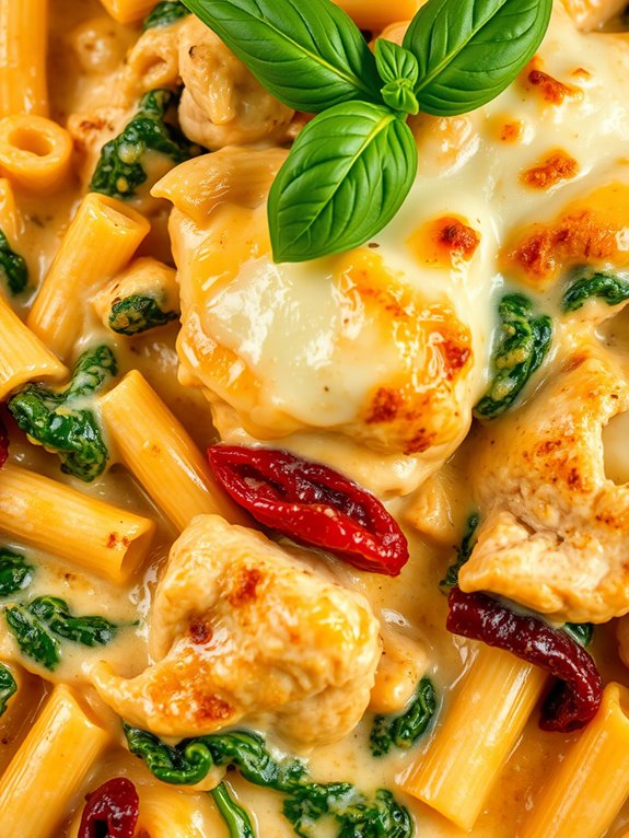 italian inspired chicken bake