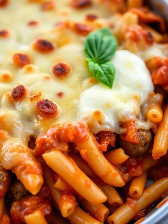 italian sausage baked ziti