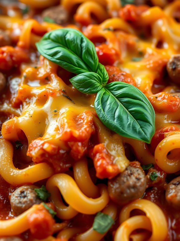 italian sausage noodle casserole