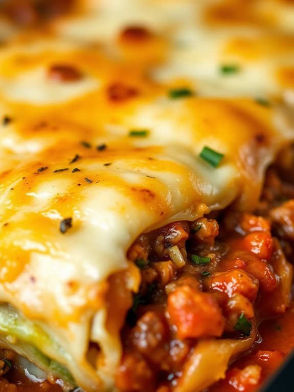 keto cabbage roll casserole
