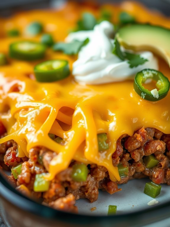 keto friendly taco casserole recipe