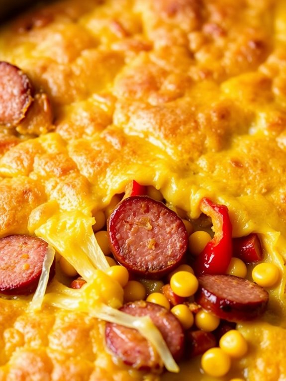 kielbasa cornbread casserole recipe