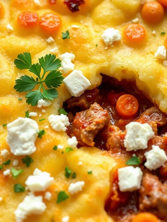 lamb and feta casserole
