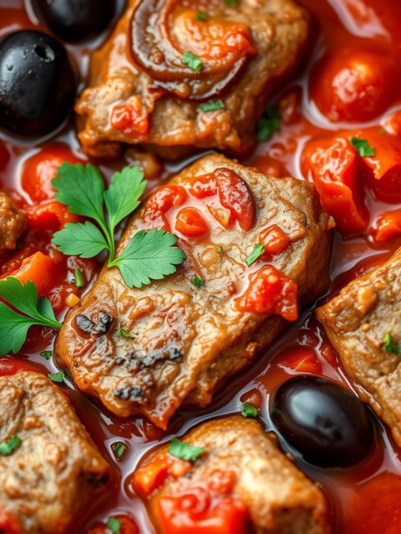 lamb and tomato casserole