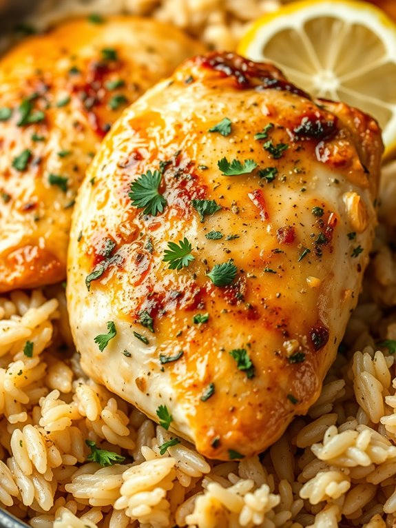 lemon herb chicken bake