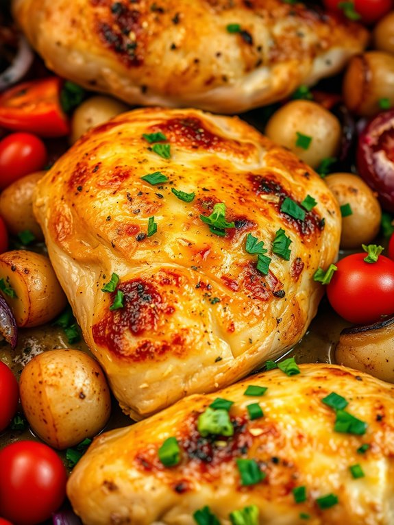 lemon herb chicken bake