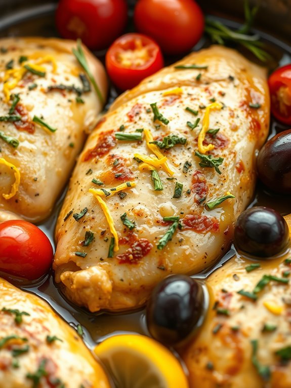 lemon herb chicken bake recipe