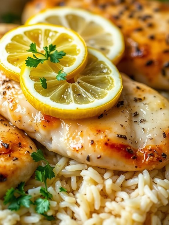 lemon herb chicken casserole