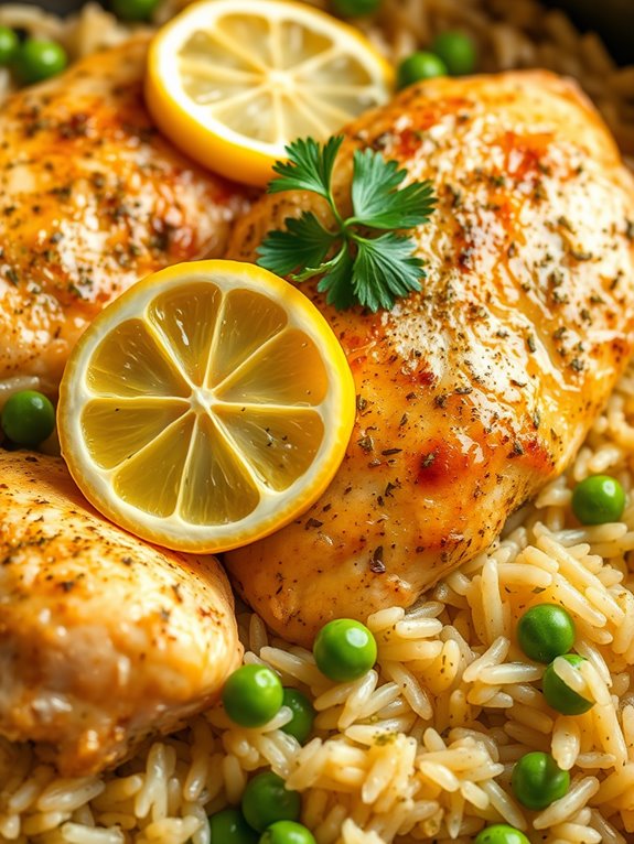 lemon herb chicken casserole