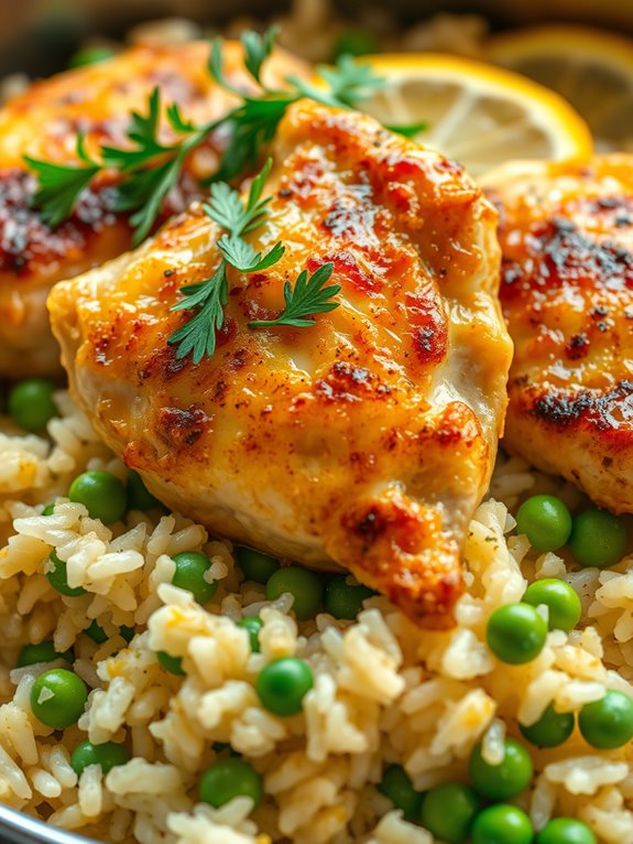lemon herb chicken casserole