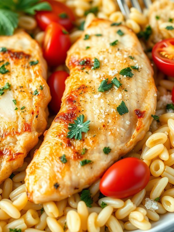 lemon herb chicken orzo