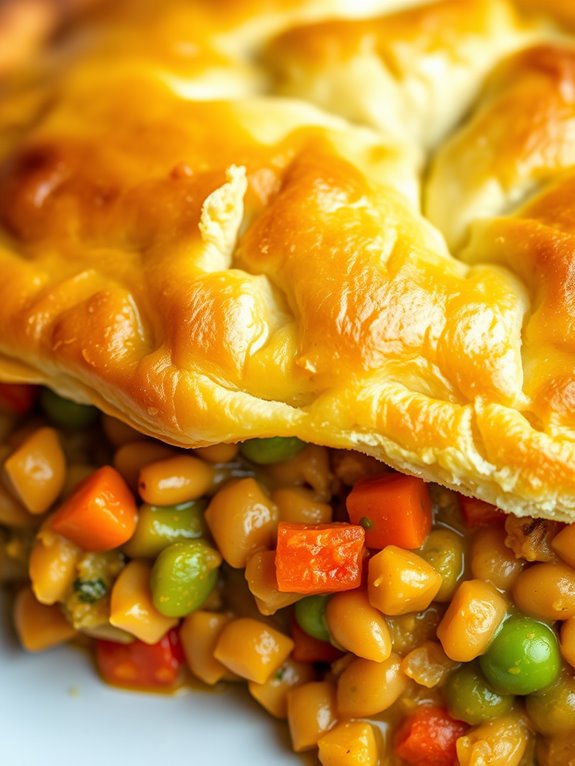 lentil veggie pot pie