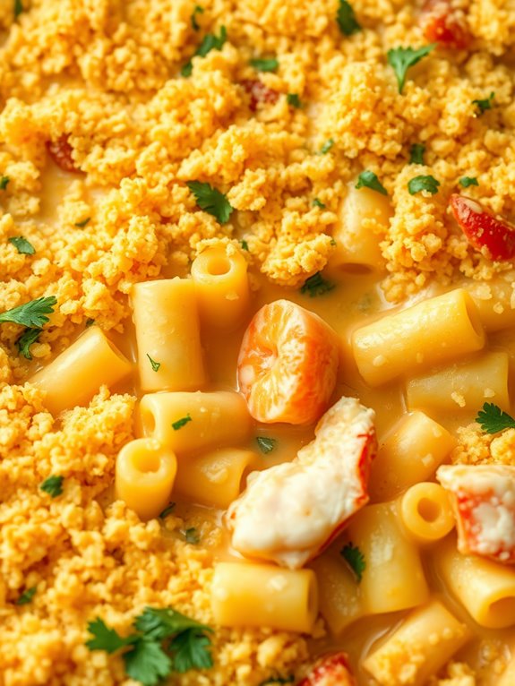 lobster macaroni cheese bake