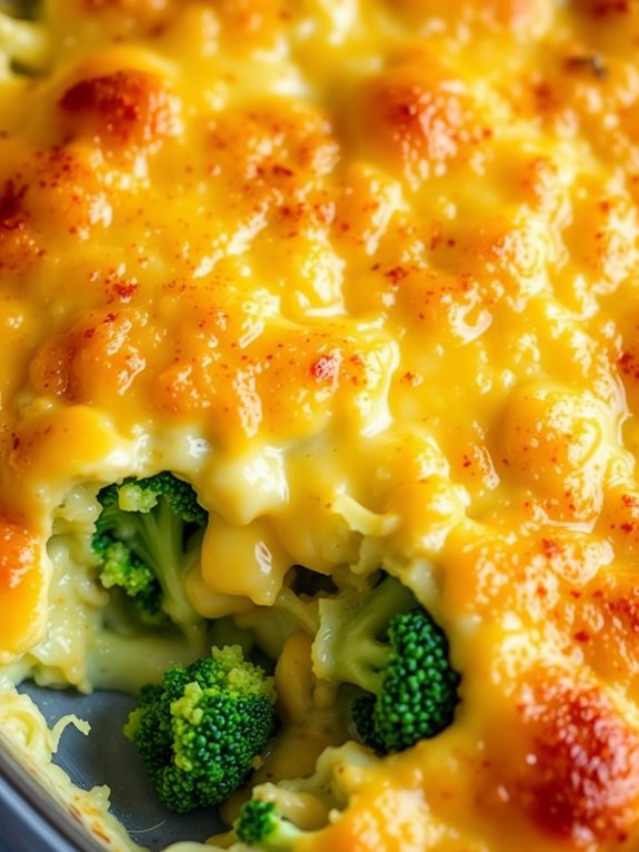 low carb broccoli cheese casserole
