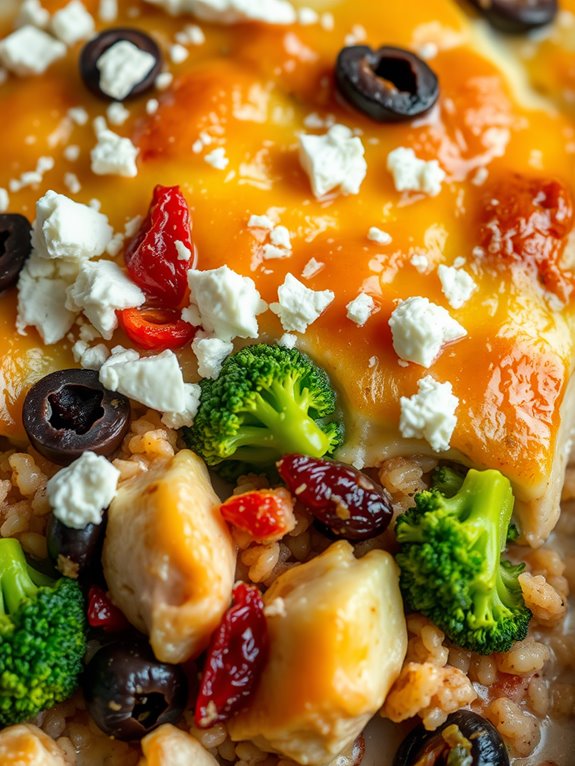 mediterranean chicken broccoli casserole