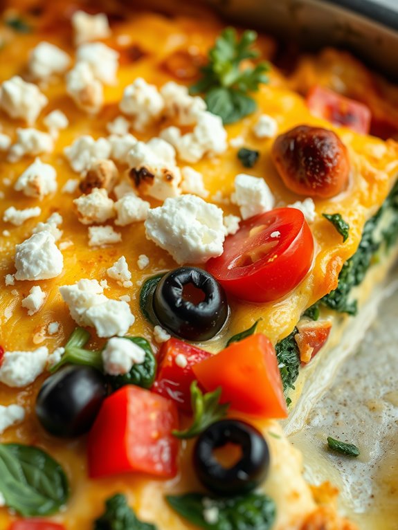 mediterranean inspired breakfast dish