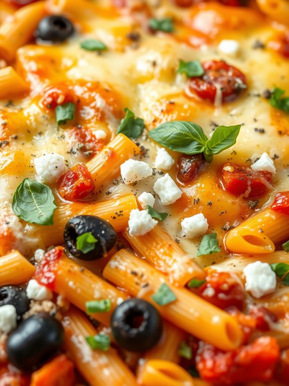 mediterranean pizza dish casserole