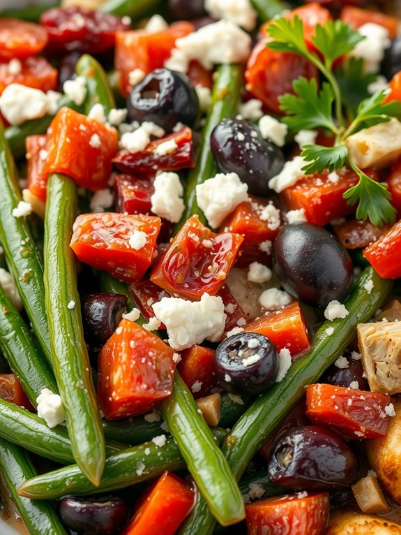 mediterranean style green bean casserole