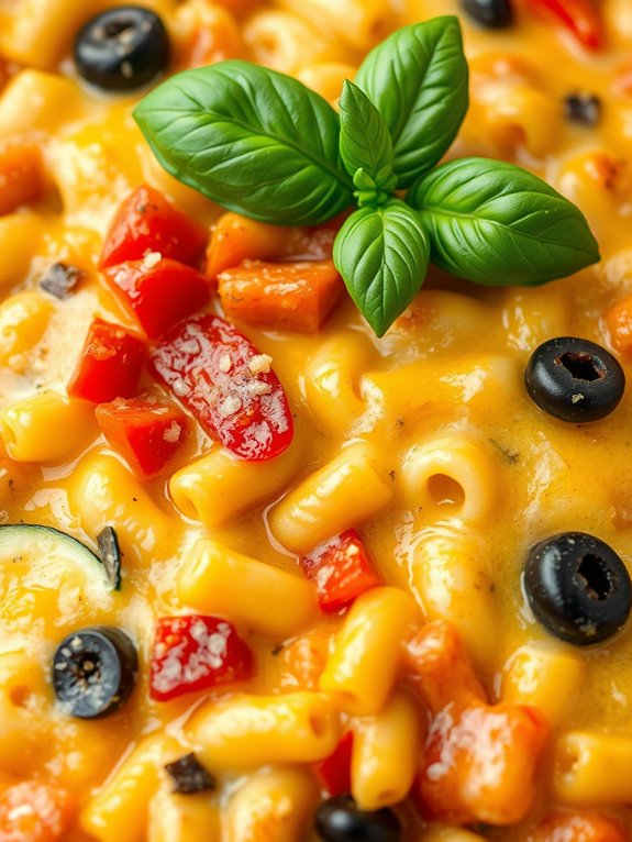 mediterranean vegetable pasta dish