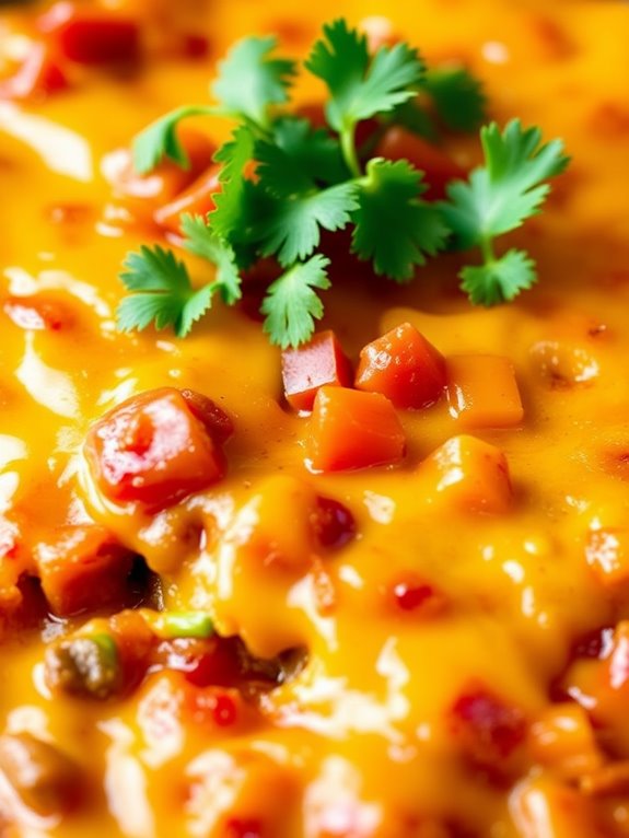 mexican beef cheese casserole