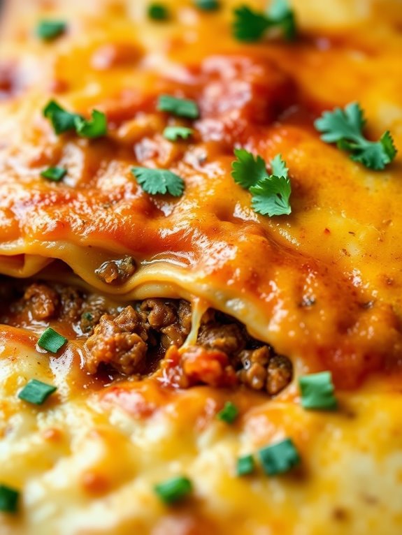 mexican beef enchilada casserole
